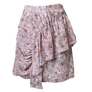 8Seconds Floral Ruffle Mini Skirt Size S